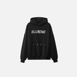 Embroidery Letter Print Hoodie