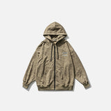 Full Print Graphic Zip-up Hoodie