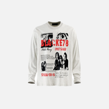 Y2K Plush Hip Hop Graphic Printed Long Sleeve T-Shirt