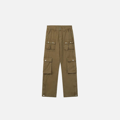 Denim Cargo Pants