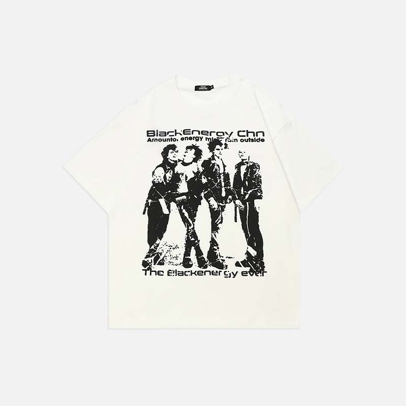 Vintage Graphic White T-Shirt