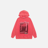 Y2K Lightning Graphic Print Hoodie