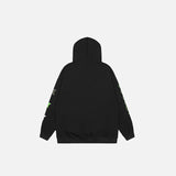 126 Letter Print Hoodie
