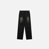 Star Embroidery Denim Jeans