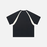 Loose Patchwork Sports T-shirt