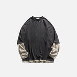 Loose Double-sleeved T-shirt