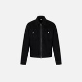 Streetwear Unique Deconstructed Black Denim Jacket