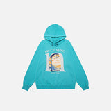Love You Graphic Print Hoodie
