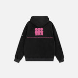 Angel Printed Zip-up Hoodie