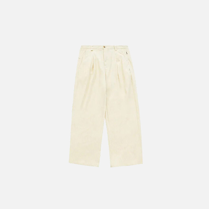Polyester High-waist Pants