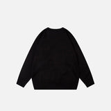 Stitched Star Loose Sweater