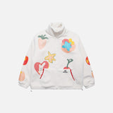 Cute Graphic Loose Jacket