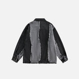 Tassel Black Denim Jacket