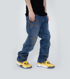 Stars Denim Pants