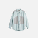 Patchwork Long-sleeved Shirt