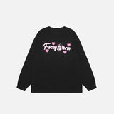 Love Hearts Long-sleeved T-shirt