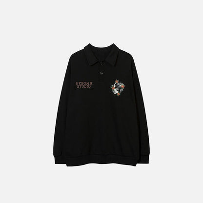 Polo Rose Rabbit Loose Sweatshirt