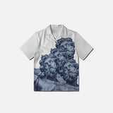 Sculpture Print Loose Shirt