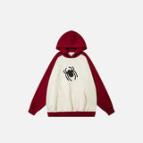 Oversized Spider Print Hoodie