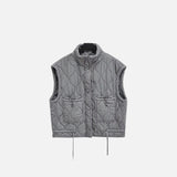 Women's Zip-up Vest Padded Jacket