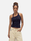 Asymmetric Halter Top