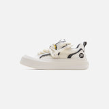 Black and White Big HeadBoard Shoes
