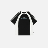 Vintage American Sports Style Short T-Shirt