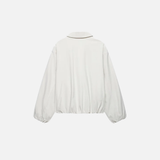 Fashionable Casual Loose Collar Zipper Jacket