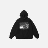 Spider Hunter Graphic Print Hoodie