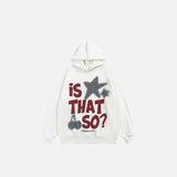Vintage Star Graphic Letter Print Hoodie