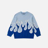 Flame Print Sweater
