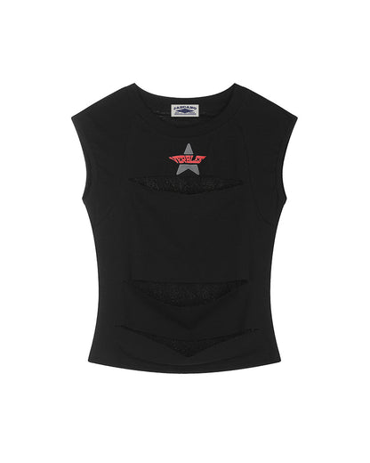 Star Print Tank Top