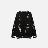 Loose Knitted Star Oversized Sweater