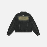 Vintage Washed Lapel Denim Jacket
