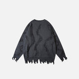 Oversized Ripped Loose Sweater