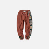 Flower Embroidery Sweatpants
