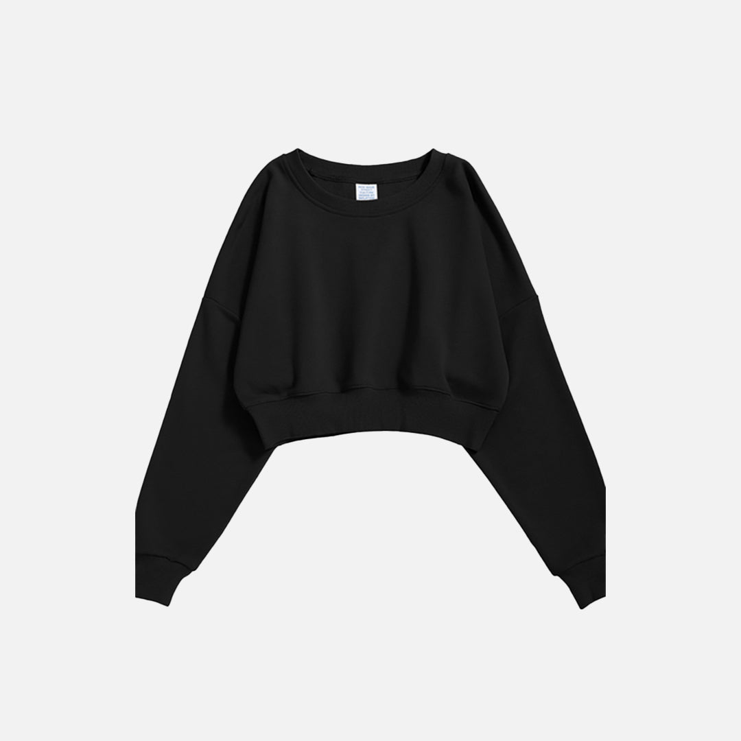 Blank Cropped Women's Sweatshirt