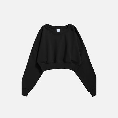Blank Cropped Women's Sweatshirt