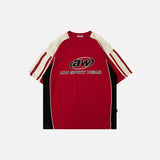 Oversized Soccer Red Style T-shirt