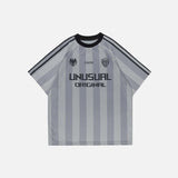 Striped Oversized Sport Style T-shirt
