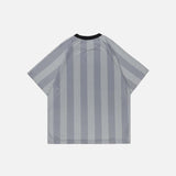 Striped Oversized Sport Style T-shirt