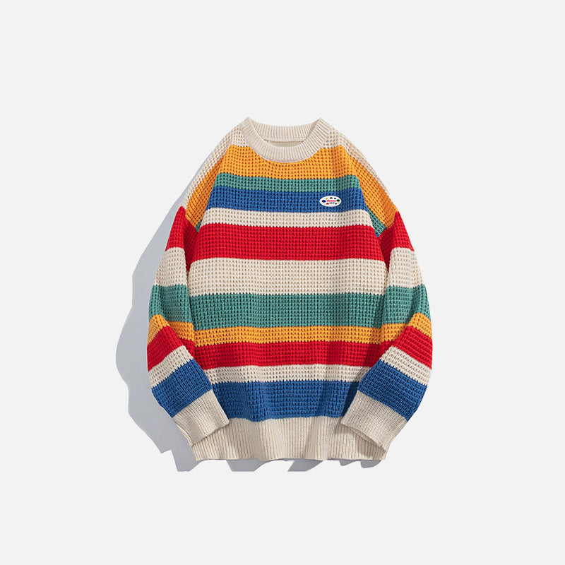 Color Splicing Sweater