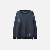 Y2K Grunge Knitted Stripe Ribbed Sweater
