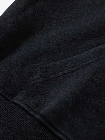 Metal Skeleton Fur Zip-Up Hoodie