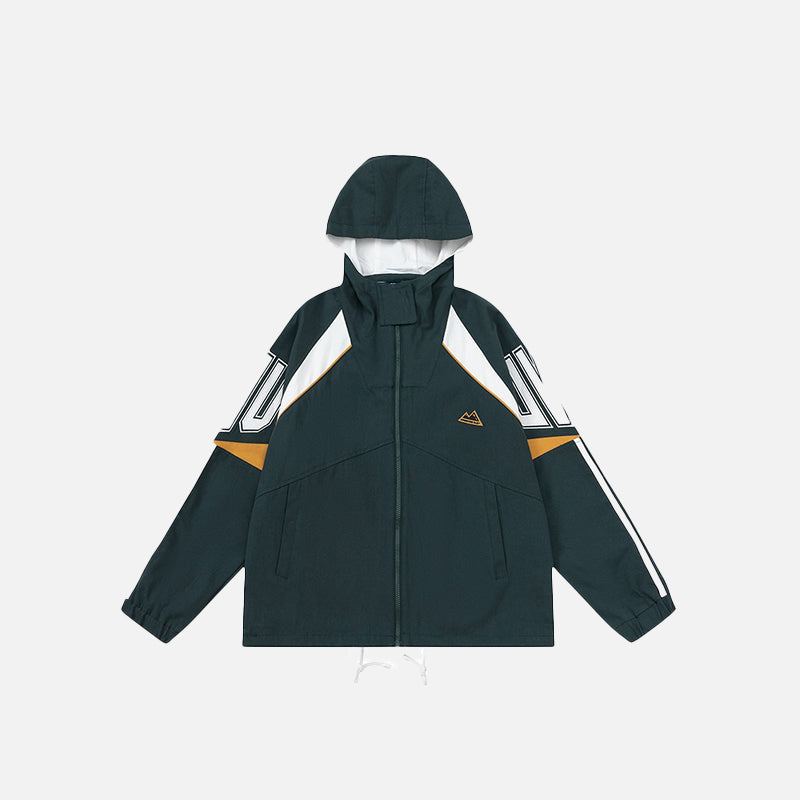 Zip-up Hooded Jacket