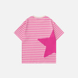 Retro Striped Star T-shirt