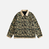 Autumn Versatile Camouflage Zipper Fly Jacket