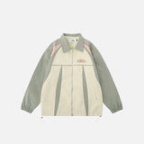 Retro Embroidery Striped Jacket