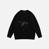 Y2K Spider Holes Sweater