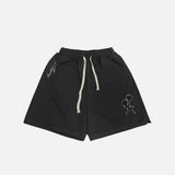 Rose Embroidery Shorts